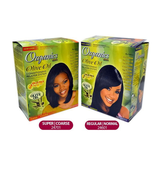 Africa's Best - Olive Oil Africas Best Originals Olive Oil Conditioning Relaxer 2 Value Pack | CC Hair & Beauty Leeds