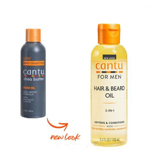 Cantu Shea Butter Mens Collection Beard Oil 3.4Oz - product detail | CC Hair & Beauty