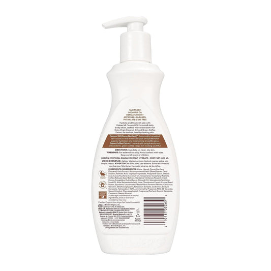Palmers Coconut Oil Formula Body Lotion 400ml bottle with pump dispenser