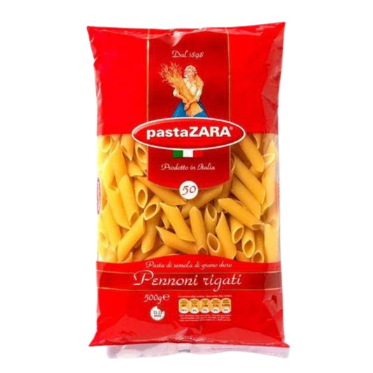 Pasta Zara 50 Pennoni Rigati 500g