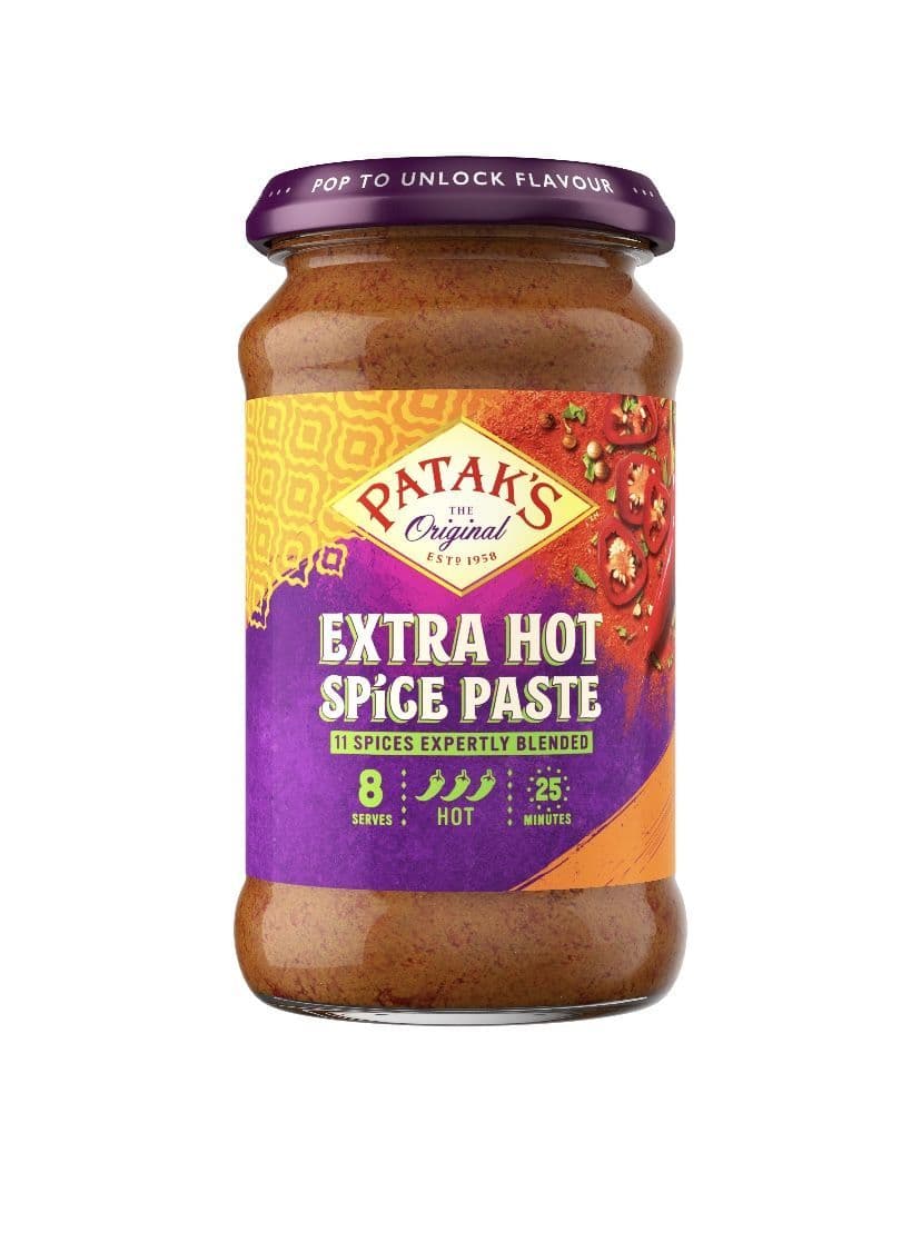 Patak's Extra Hot Curry Spice Paste 283g