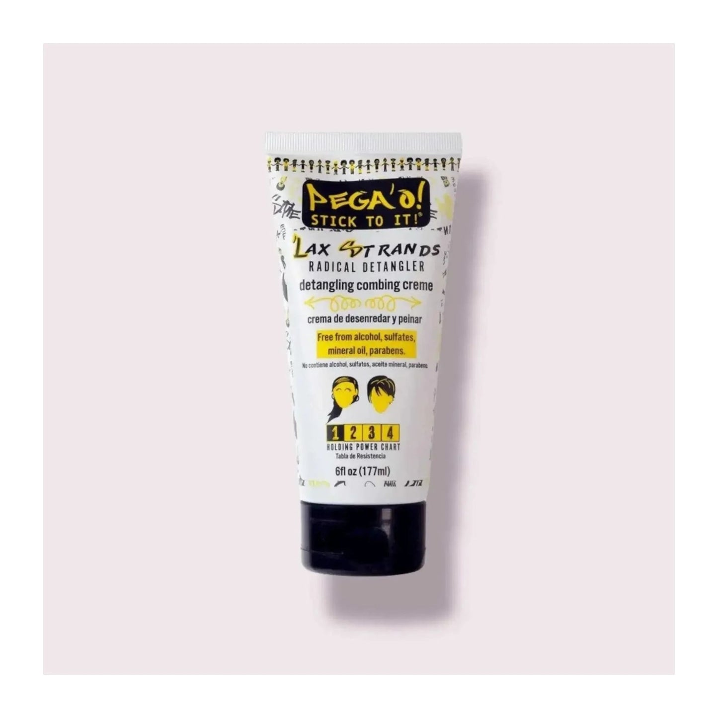 Stick To It Pega'o Lax Strands Detangling Combing Cream 6oz tube for textured hair