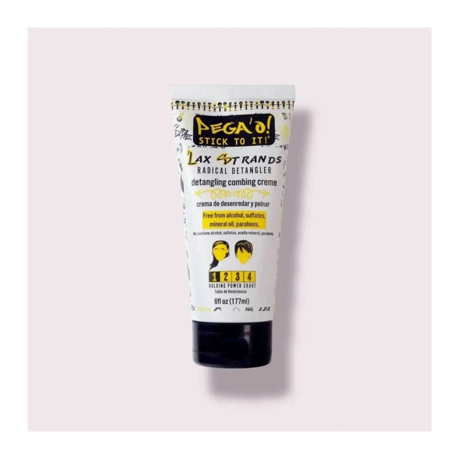 Stick To It Pega'o Lax Strands Detangling Combing Cream 6oz tube for textured hair