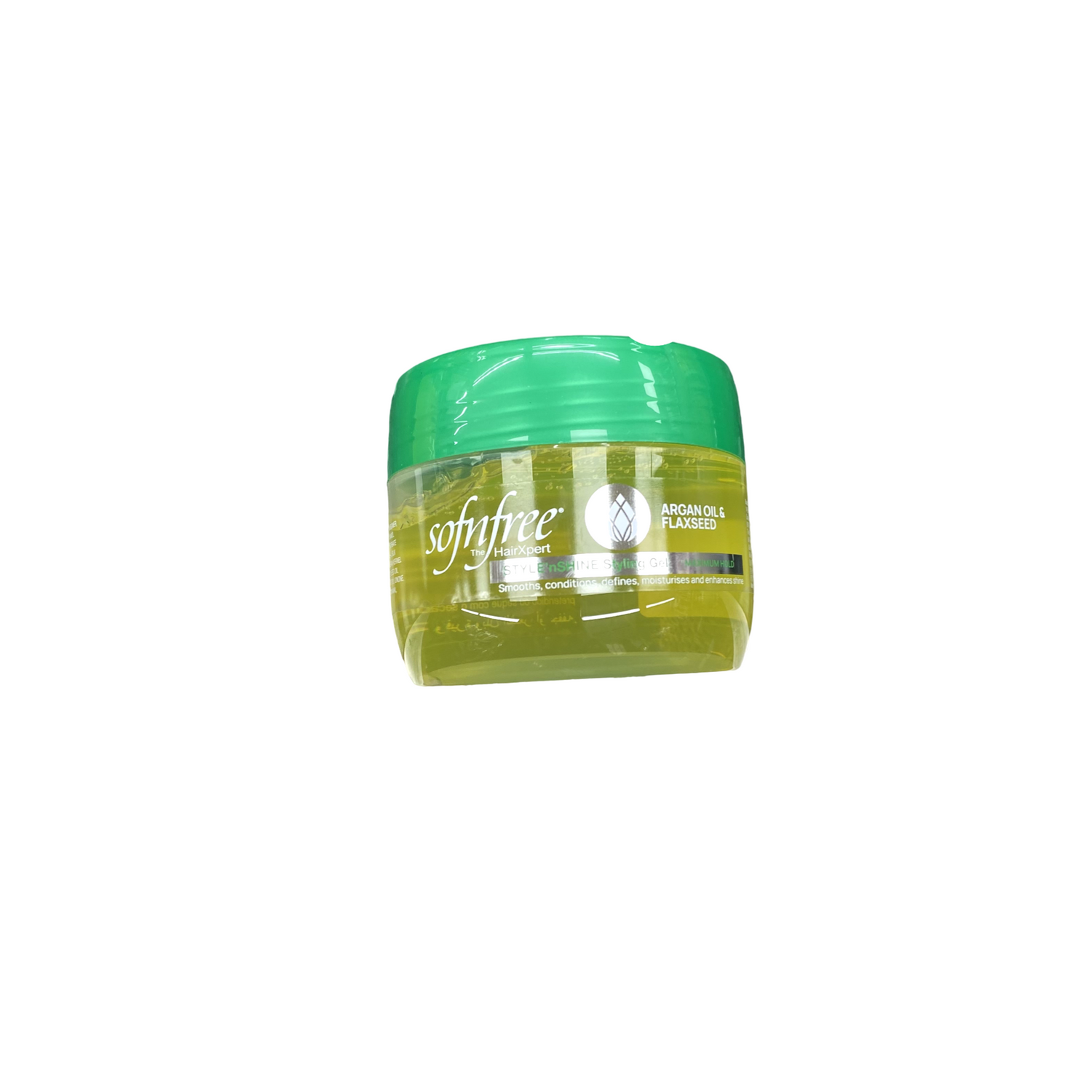 Sof N Free Maximum Hold Styling Gel -Argan Oil And Flaxeed - view 2