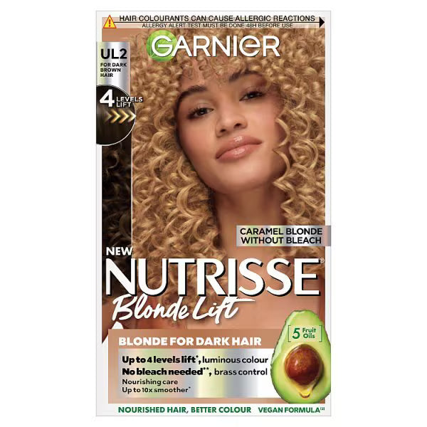 Garnier Nutrisse BlondeLift Chestnut Blonde Permanent Hair Dye | CC Hair & Beauty UK