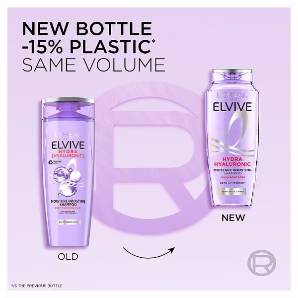 L'Oréal Paris Elvive Hydra Hyaluronic Shampoo 250ml - available online | CC Hair & Beauty UK