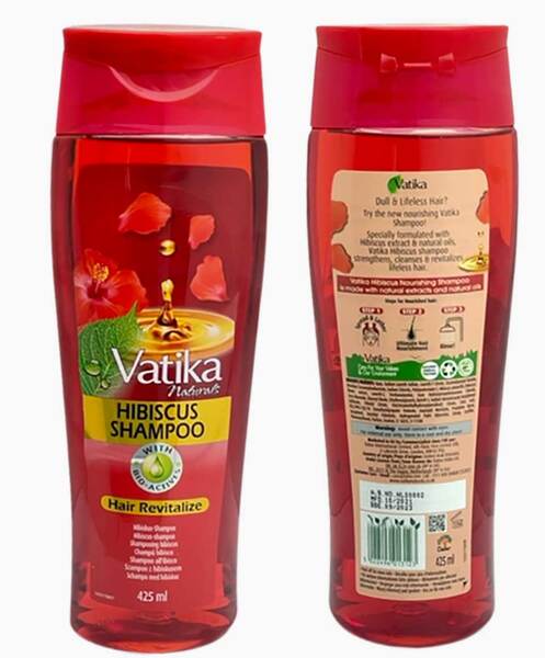 Dabur Vatika Naturals Hibiscus Shampoo 425ml - product detail | CC Hair & Beauty