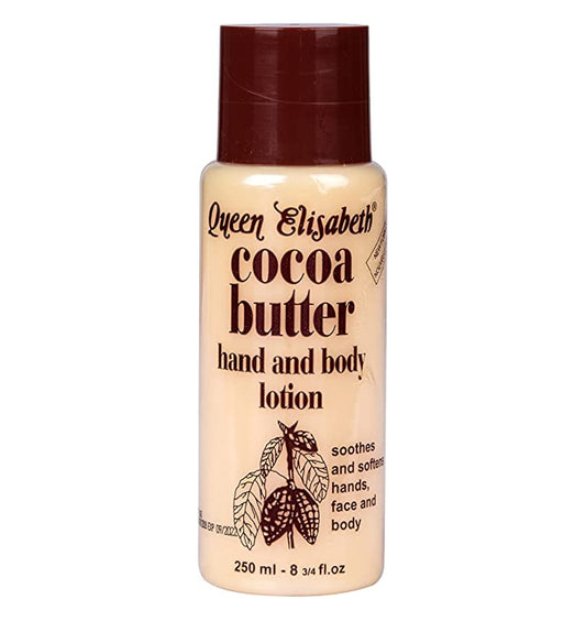 Queen Elizabeth Cocoa Butter Hand And Body Lotion 250Ml | Shop at CC Hair & Beauty UK