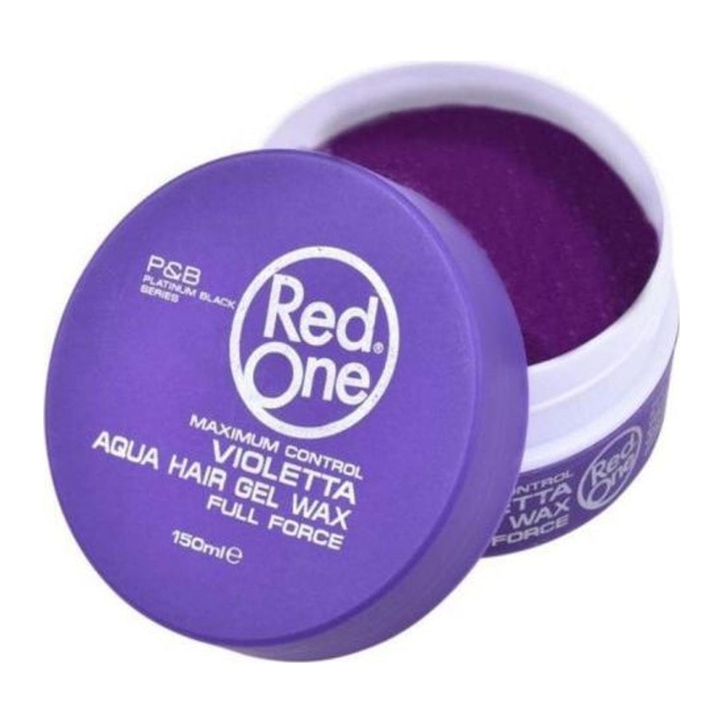 Red One Maximum Control Violetta Aqua Hair Gel Wax Full Force 150ml