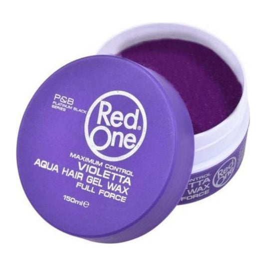 Red One Maximum Control Violetta Aqua Hair Gel Wax Full Force 150ml