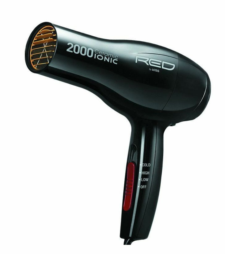 Red By Kiss Ceramic 2000 Ionic Hair Dryer | Shop at CC Hair & Beauty UK
