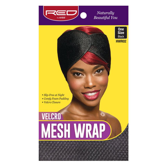 Red By Kiss Velcro Mesh Wrap Black - Hwr02 | Shop at CC Hair & Beauty UK