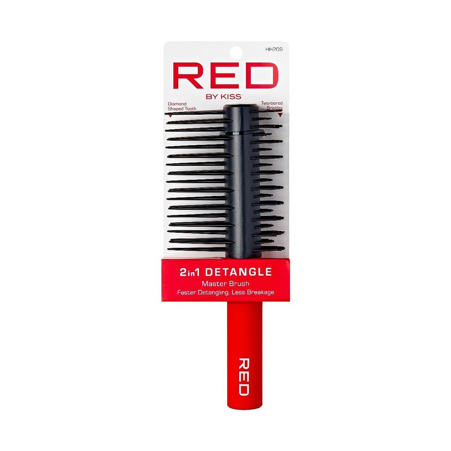 Red By Kiss 2 IN 1 Detangle Brush - product detail | CC Hair & Beauty