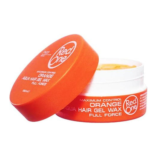 Red One Aqua Hair Full Force Orange Styling Gel 150ml pack