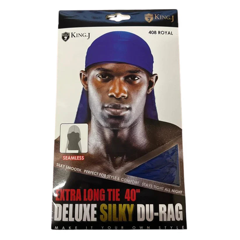 King J Extra-Long Tie 40"Deluxe Silky Du-Rag - view 2