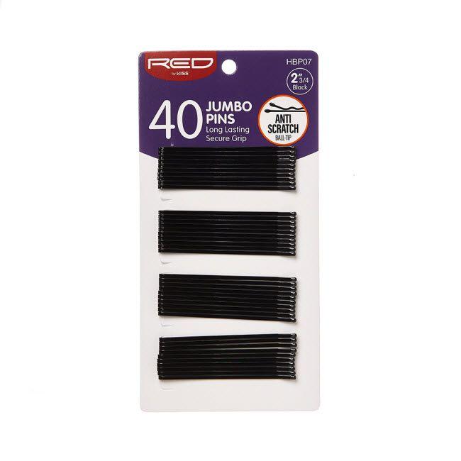 Red by Kiss 40 Jumbo Pins 2 3/4" #HBP07 | Shop at CC Hair & Beauty UK