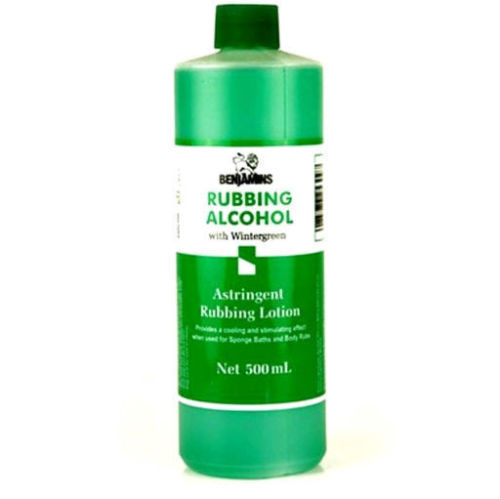 Benjamins Rubbing Alcohol With Wintergreen- 500Ml | Shop at CC Hair & Beauty UK