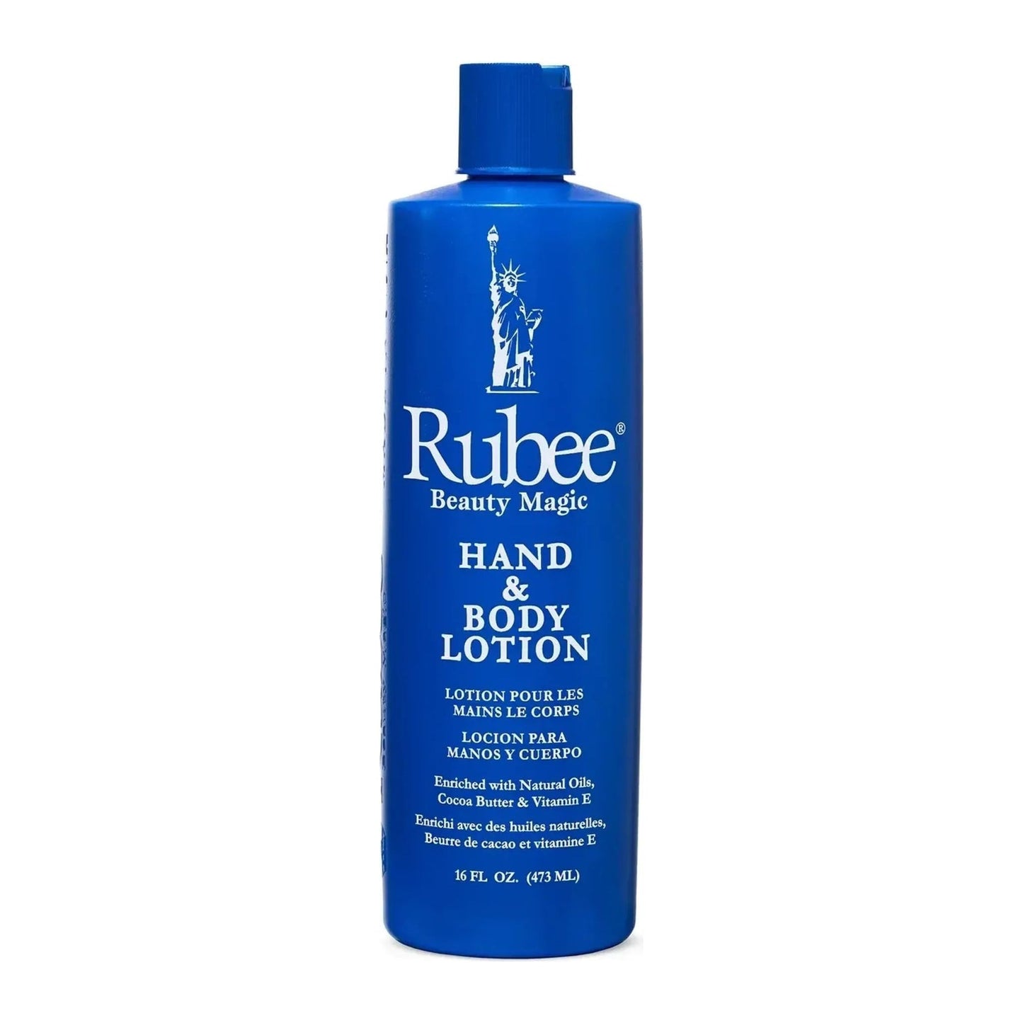 Rubee Hand & Body Lotion 453g bottle with Vitamin E and herbal extracts