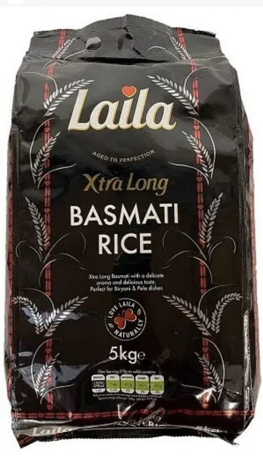 Laila Xtra Long Basmati Rice 5kg