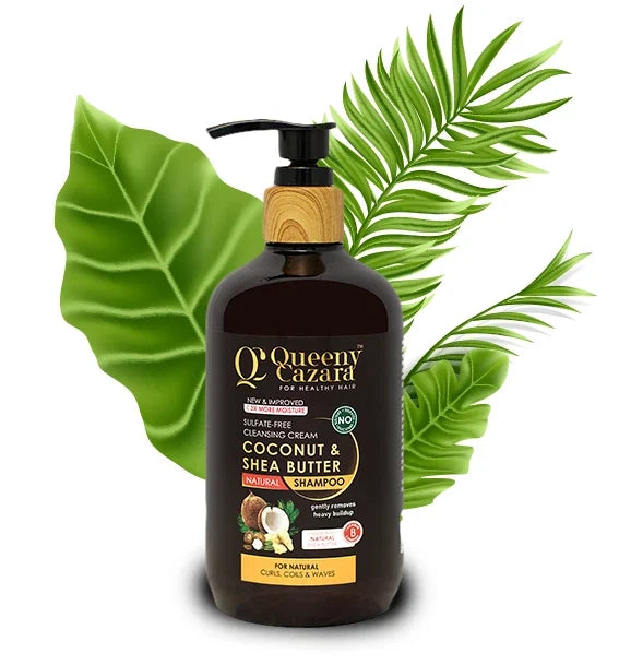 Queeny Cazara Coconut And Shea Butter Natural Shampoo 350ml