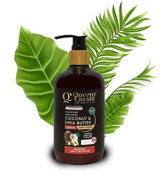 Queeny Cazara Coconut & Shea Butter Creamy Hair Lotion 350 ml | Shop at CC Hair & Beauty UK