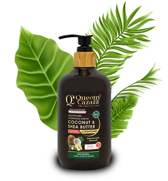 Queeny Cazara Coconut & Shea Butter Natural Conditioner 350 ml | Shop at CC Hair & Beauty UK