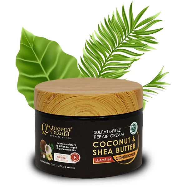 Queeny Cazara Coconut & Shea Butter Leave in Conditioner 300ml | Shop at CC Hair & Beauty UK