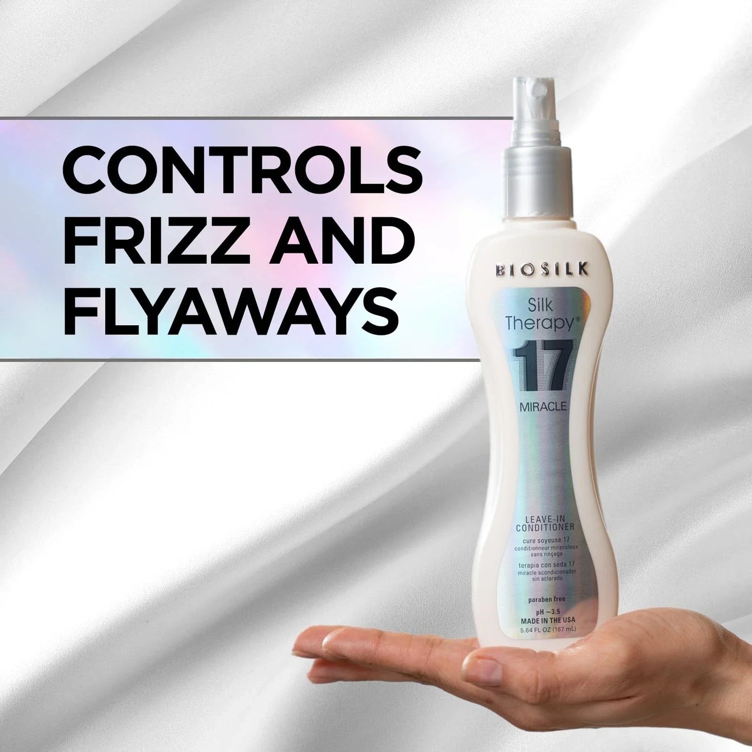 BioSilk Therapy 17 Miracle Leave in Conditioner - 167ml - product detail | CC Hair & Beauty