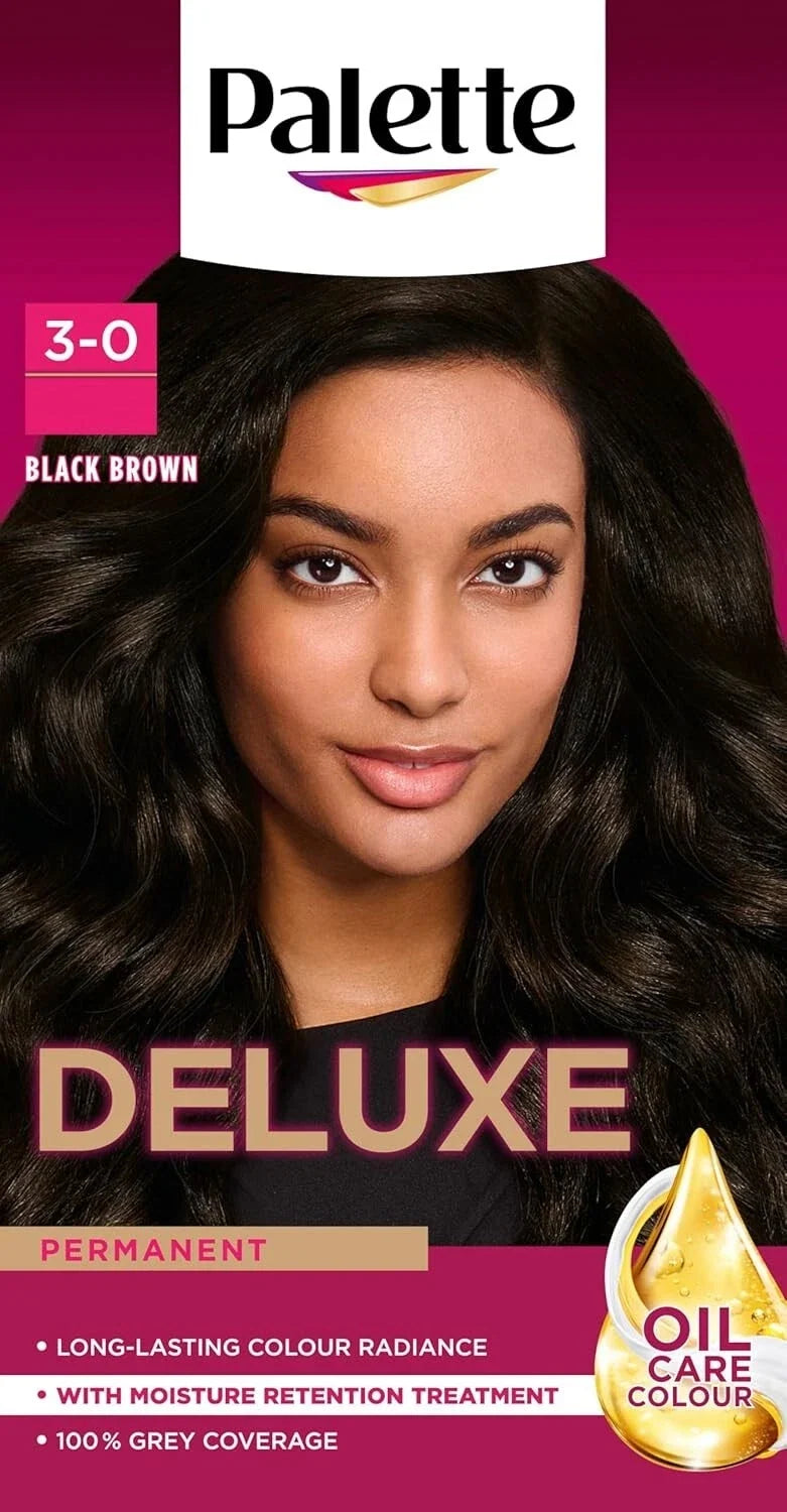 Palette Deluxe Creme Colouration Black Hair Dye | CC Hair & Beauty UK