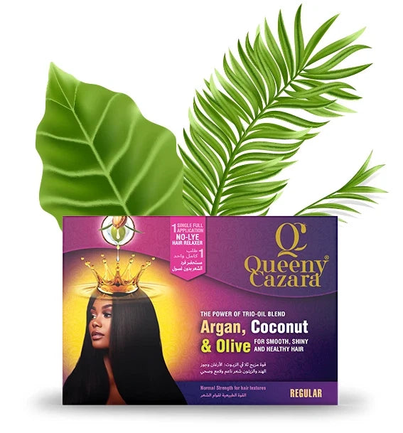 Queeny Cazara Argan Coconut & Olive No -Lye Relaxer - product detail | CC Hair & Beauty