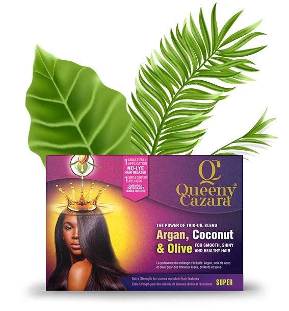 Queeny Cazara Argan Coconut & Olive No -Lye Relaxer - product detail | CC Hair & Beauty