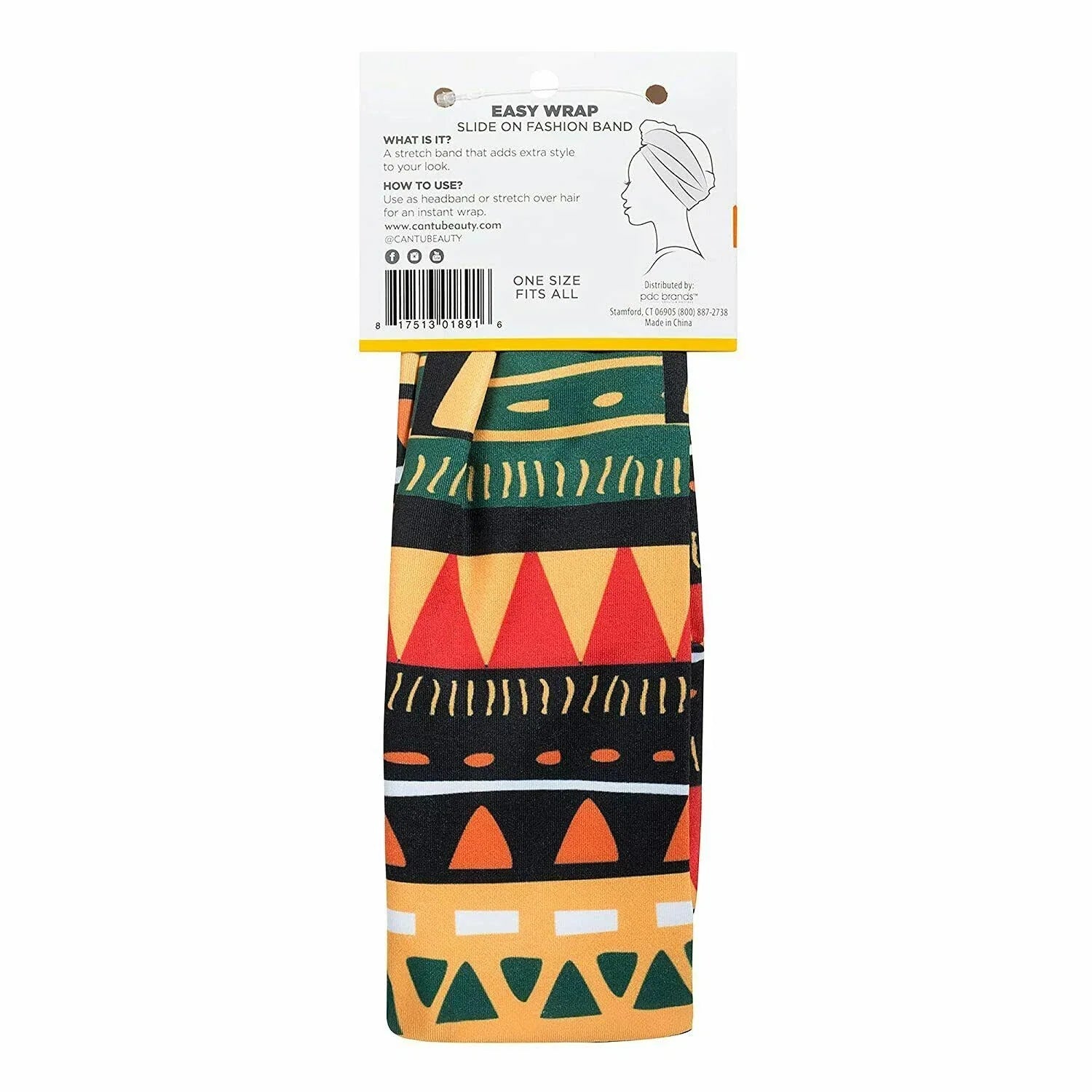 Cantu Regal Easy Wrap-Regal Yoga Outdoor Head Scarfs Headpiece for Women - product detail | CC Hair & Beauty