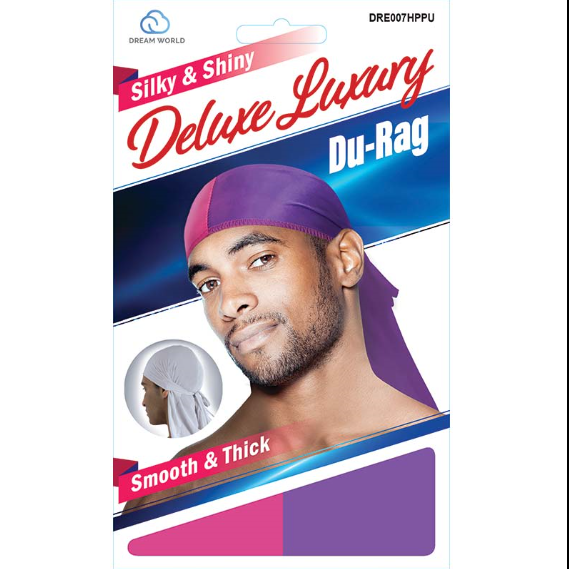 Dream World Silky & Shiny Deluxe Luxury Du-Rag #Dre007Hppu | Shop at CC Hair & Beauty UK