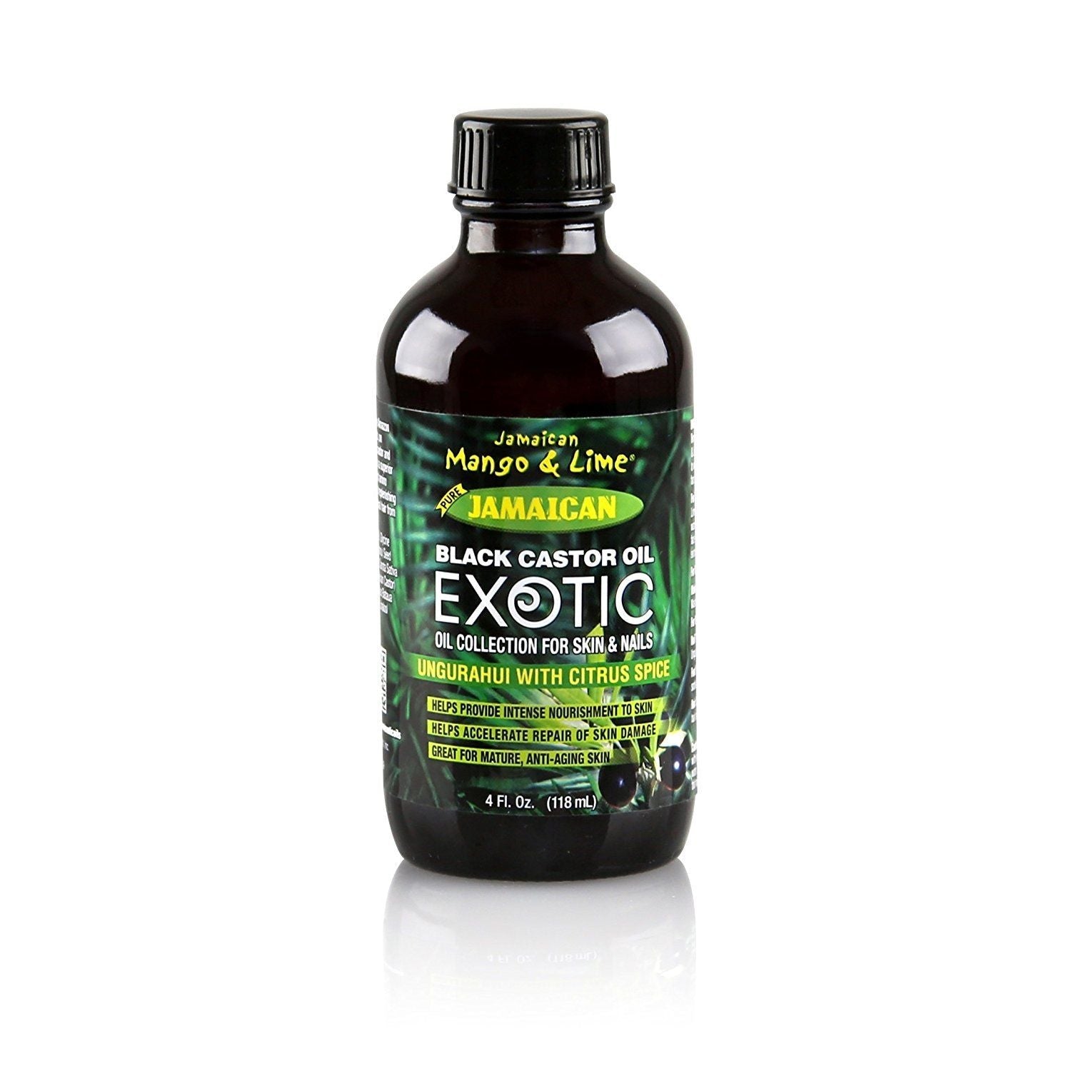 Jamaican Mango & Lime Black Castor Oil Ungurahui Citrus Spice 4 Oz | Shop at CC Hair & Beauty UK
