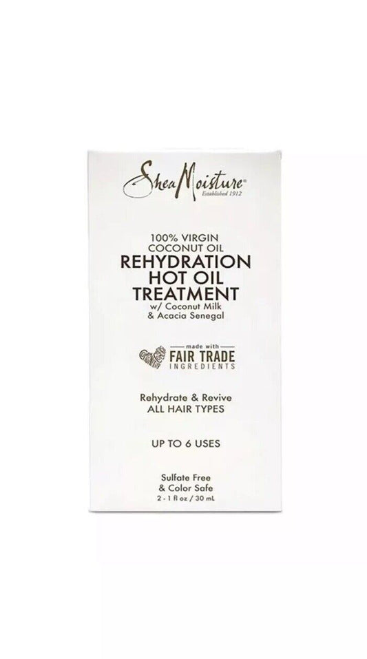 Shea Moisture 100% Virgin Coconut Oil Rehydration Hot Oil Treatment