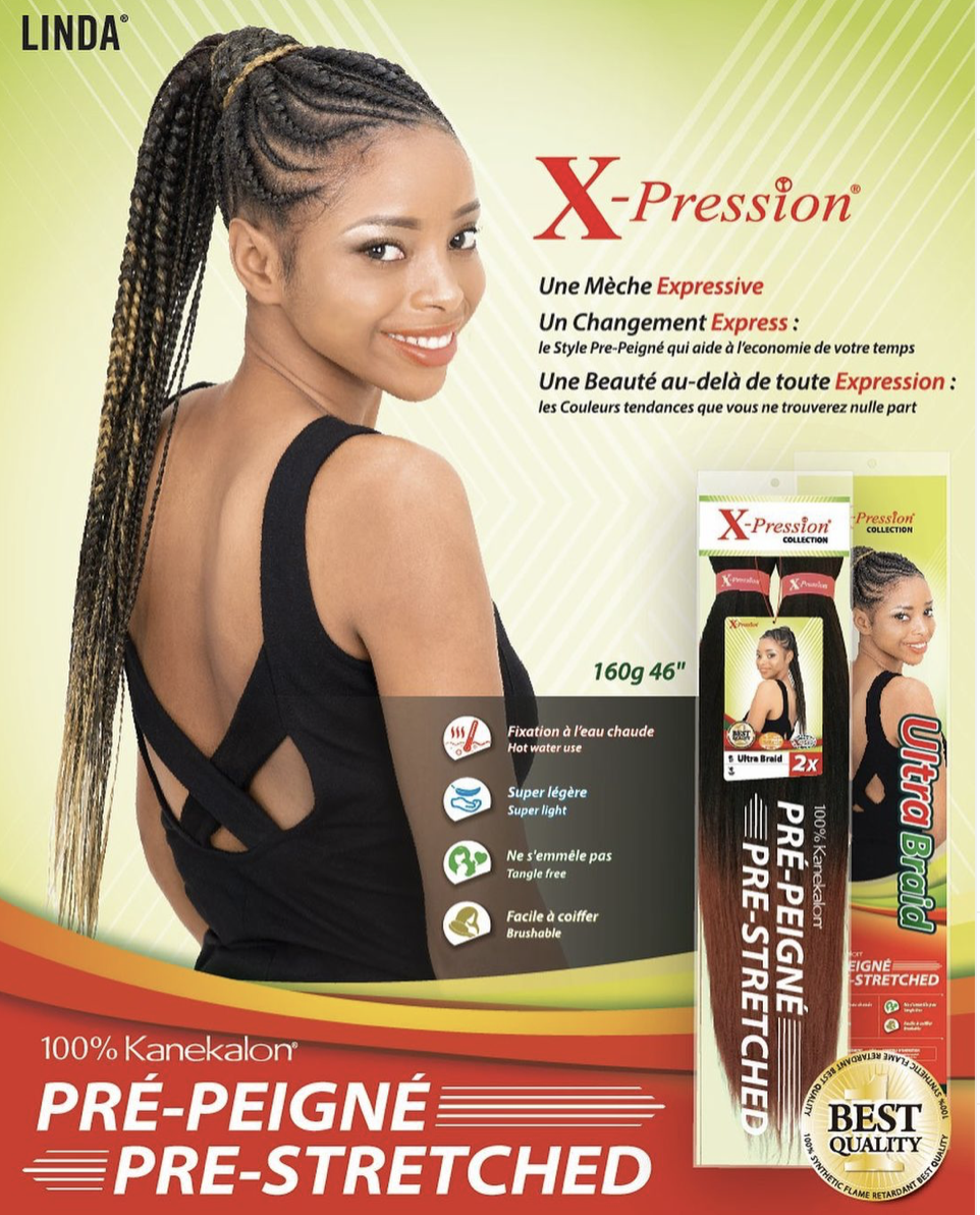 Xpression Ultra Braid Pre-Stretched 46" 160g - view 2
