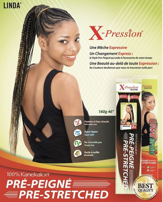 Xpression Ultra Braid Pre-Stretched 46" 160g - view 2