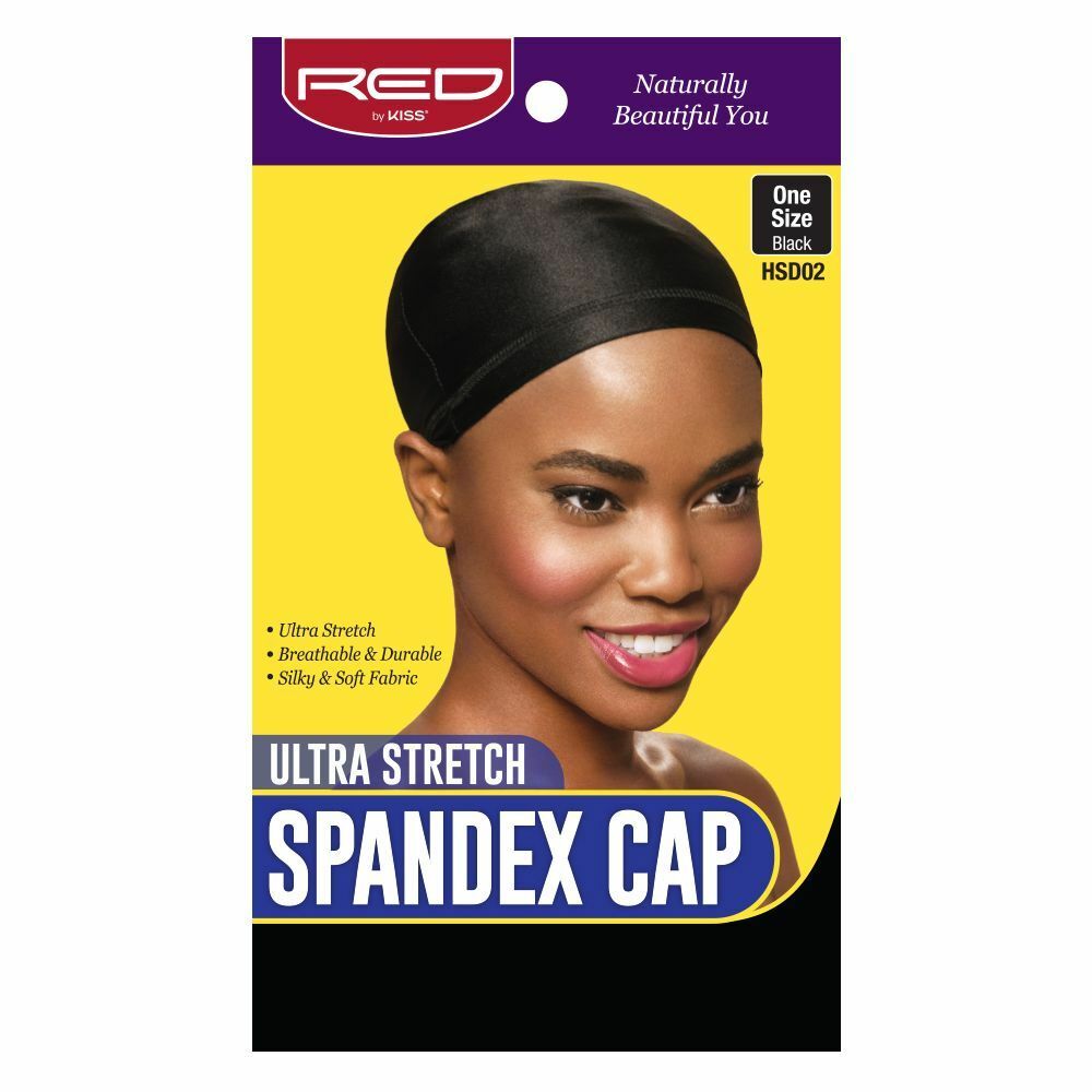 Red By Kiss Ultra Stretch Spandex Cap - Black | Shop at CC Hair & Beauty UK
