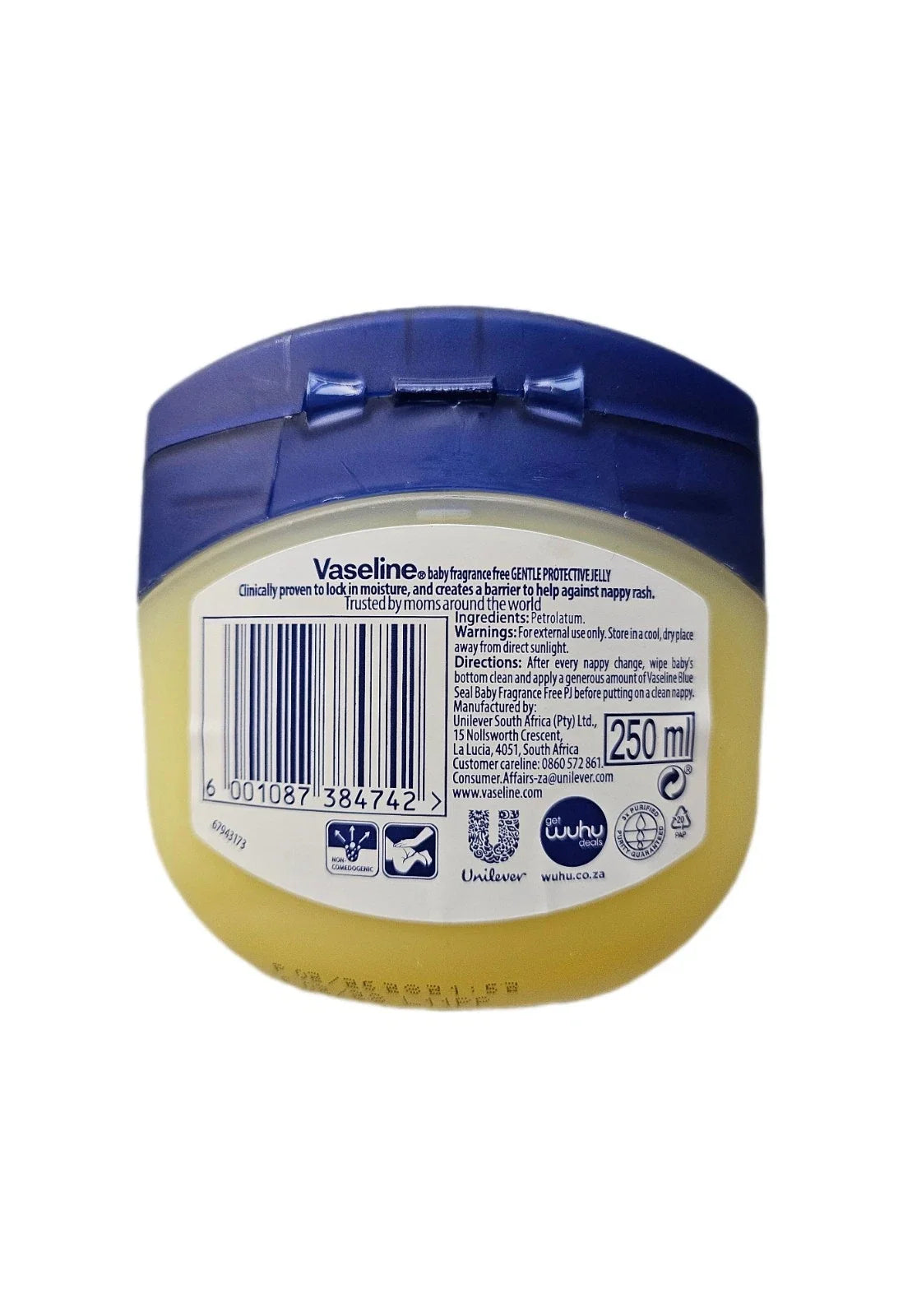 Vaseline Blueseal Baby Fragrance-free Gently Protective Jelly 250ml - product detail | CC Hair & Beauty