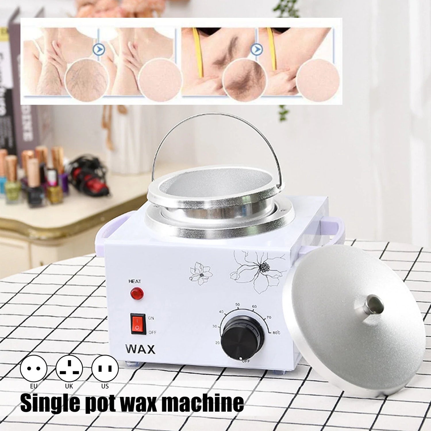Walee Professional Wax Heater For Hair Removal Aluminum Wax Pot - view 3