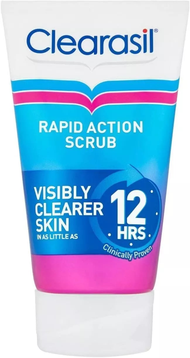 Clearasil Rapid Action Scrub - 12 Hrs - 125ML - available online | CC Hair & Beauty UK