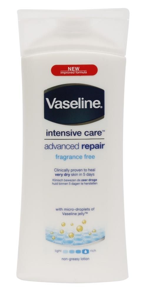Vaseline Intensive Care Advanced Repair Fragrance Free Lotion - 200Ml | Shop at CC Hair & Beauty UK