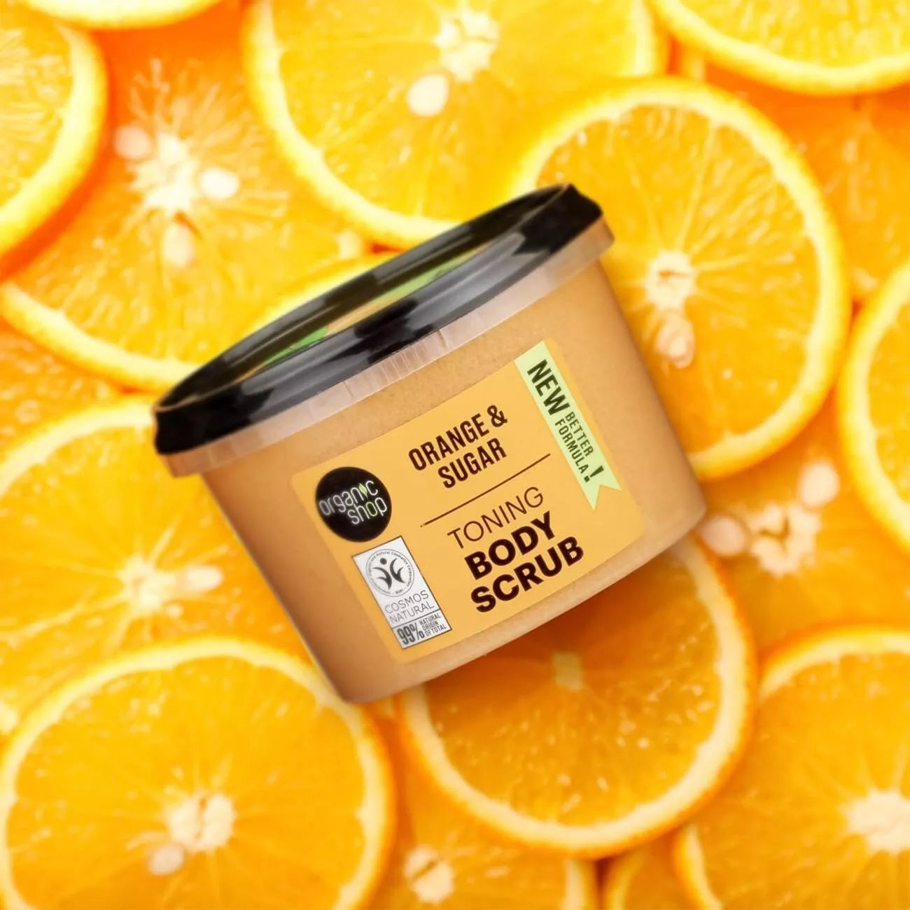 Organic Shop Orange & Suger Tonning Body Scrub 250ml - product detail | CC Hair & Beauty