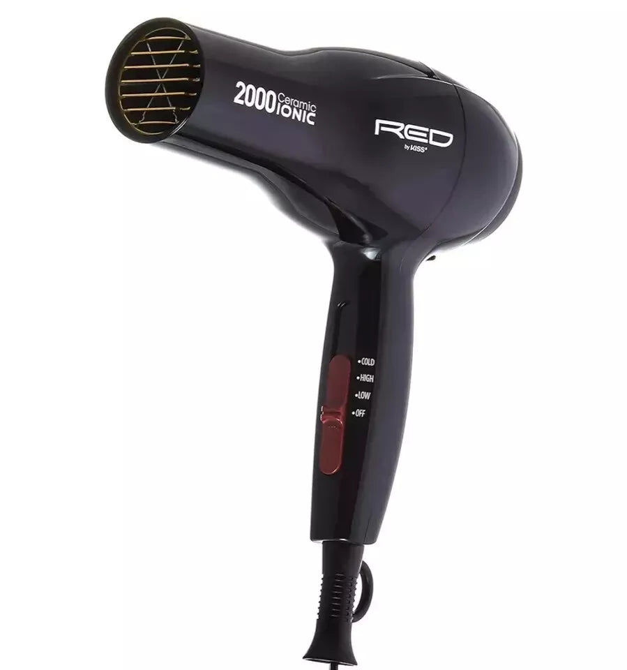 Red By Kiss 2000 Ceramic Iconic Hairdryer - product detail | CC Hair & Beauty