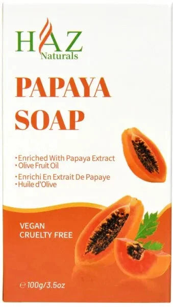 Haz Naturals Papaya Soap 100g