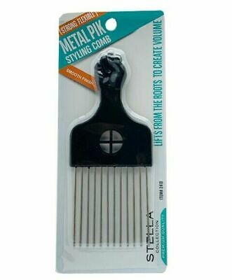 Stella Collection Metal Pik Styling Comb #2410 - product detail | CC Hair & Beauty