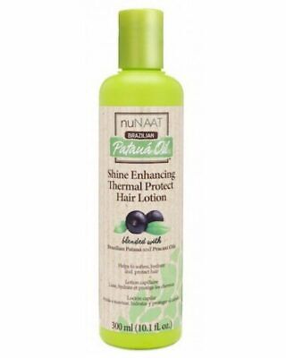 nuNAAT Brazilian Pataua Oil Shine Enhancing Thermal Protect Hair Lotion 10.1 Fl