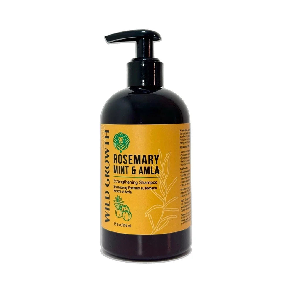 Wild Growth Rosemary Mint & Amla Strengthening Shampoo 355ml | Shop at CC Hair & Beauty UK