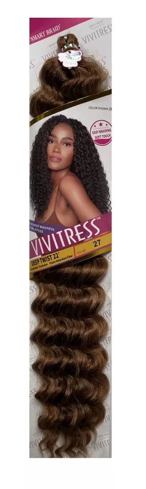 Smart Braid Vivitress Deep Twist Bulk hair 22" | CC Hair & Beauty UK