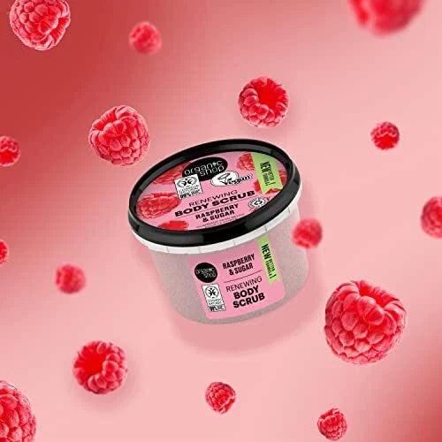 Organic Shop Raspberry Cream Body Scrub 250 ml - product detail | CC Hair & Beauty